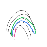 rainbow drawing by latiny in Artbitrator