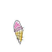 ice cream cone drawing by guest-e7ech8tc5 in Artbitrator