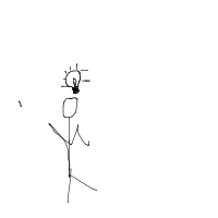 light bulb moment drawing by guest-jhpqnflkh in Artbitrator