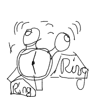 alarm clock ringing drawing by guest-9ntfji1nx in Artbitrator