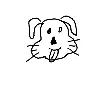 dog in costume drawing by abcd in Artbitrator