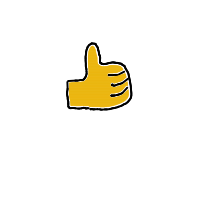 thumbs up drawing by abcd in Artbitrator