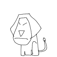 proud lion drawing by wlalang101 in Artbitrator