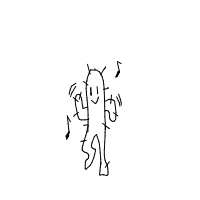 dancing cactus drawing by guest-alqr688ns in Artbitrator