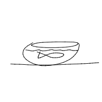 fish in bowl drawing by guest-oykcqg0s5 in Artbitrator