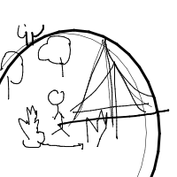 camping disaster drawing by guest-svl73n4g6 in Artbitrator