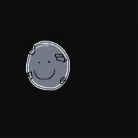moon smiling drawing by guest-r4b618l6e in Artbitrator