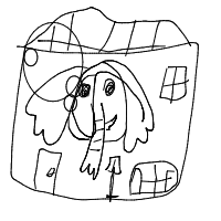 elephant in room drawing by guest-un2c5qbsa in Artbitrator