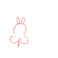 rabbit eating carrot drawing by guest-t6srgjsyx in Artbitrator