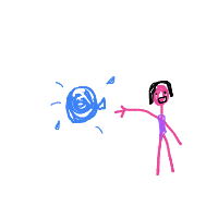 throwing water balloon drawing by guest-xoq1tvz9c in Artbitrator