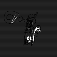 a cat with a hat dreaming about fish with a thought bubble drawing by player-f638olmzv in Artbitrator