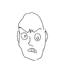 angry face drawing by guest-zmt4166gj in Artbitrator