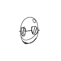 rock with sunglasses drawing by guest-141wvio1s in Artbitrator