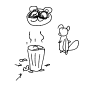 raccoon trash panda drawing by guest-hv2u4puej in Artbitrator