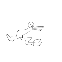 person falling over drawing by guest-x6h38yme in Artbitrator