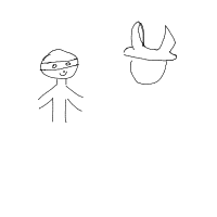 ninja vs viking drawing by guest-x6h38yme in Artbitrator