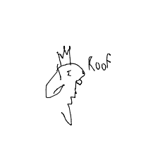 dog in costume drawing by guest-zh8tufy5y in Artbitrator