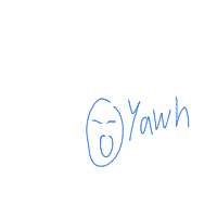 yawning drawing by guest-m3vd5o4xv in Artbitrator