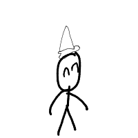 party hat drawing by guest-glmumfshm in Artbitrator