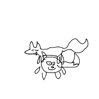 sneaky fox drawing by guest-d0tf4hd55 in Artbitrator