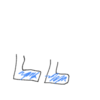 cold feet drawing by guest-6zkzelwqz in Artbitrator