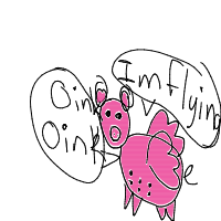 when pigs fly drawing by guest-5z1h8v5m7 in Artbitrator