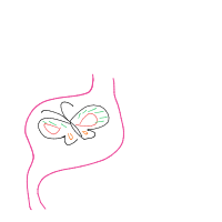 butterflies in stomach drawing by guest-lbhvnsa53 in Artbitrator