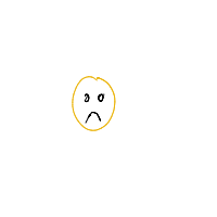 sad face drawing by guest-1ludis6qc in Artbitrator