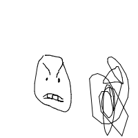 angry face drawing by guest-diujetxzv in Artbitrator