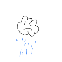 rain cloud drawing by guest-diujetxzv in Artbitrator