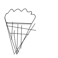 ice cream cone drawing by guest-qwerup86l in Artbitrator