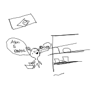 alien at grocery store drawing by guest-axaa0fxto in Artbitrator