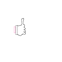 thumbs up drawing by roseeyy in Artbitrator