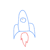 rocket ship drawing by guest-30xfgufh8 in Artbitrator