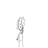 hand on chin drawing by rena in Artbitrator