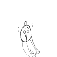 confused owl drawing by rena in Artbitrator