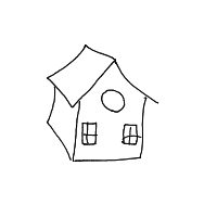 haunted house drawing by maxi in Artbitrator