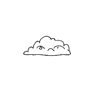cloud with face drawing by redismyfavecolor88 in Artbitrator