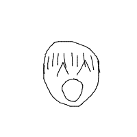 surprised face drawing by bellapras in Artbitrator