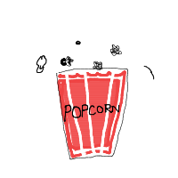 popcorn popping drawing by guest-bn7zf8pfw in Artbitrator