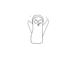 excited penguin drawing by guest-yzqu75q1t in Artbitrator