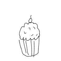cupcake with cherry drawing by guest-3tfv7qdej in Artbitrator