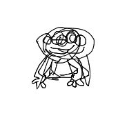 happy frog drawing by guest-36pcwuoau in Artbitrator