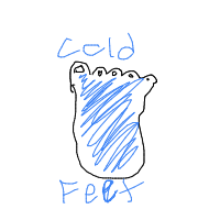 cold feet drawing by guest-huzjonbfh in Artbitrator