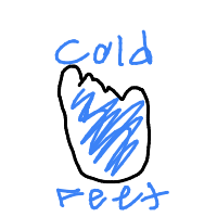 cold feet drawing by guest-huzjonbfh in Artbitrator