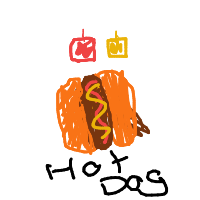 hot dog drawing by guest-huzjonbfh in Artbitrator