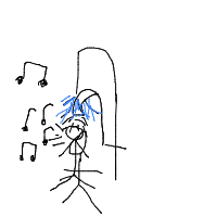 singing in shower drawing by guest-8i3f4qel0 in Artbitrator