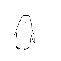 excited penguin drawing by guest-bomdm8c3x in Artbitrator