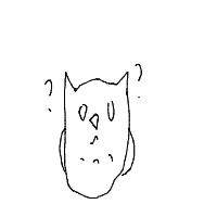 confused owl drawing by aicodingfun in Artbitrator