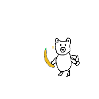 monkey with banana drawing by guest-uwfqu7n1d in Artbitrator